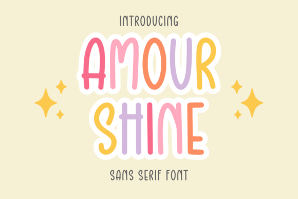 Amour Shine Font for Business