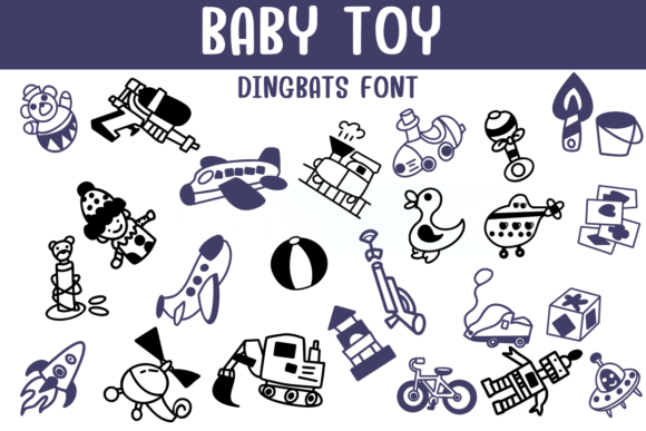 Baby Toy Font: Playful Typography for Crafts
