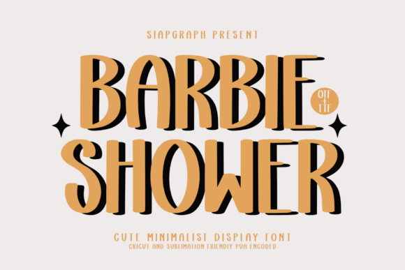 Barbie Shower Font Review