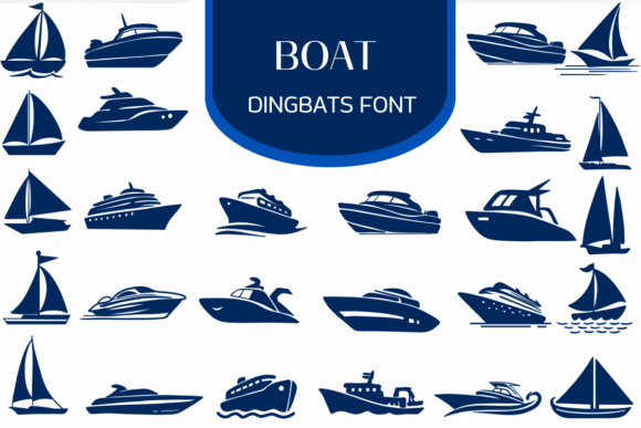 Boat: A Cute Dingbats Font for Creative Projects