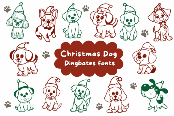 Christmas Dog Font Review