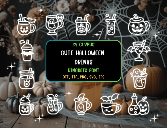 Cutehalloweendrinks Regular Font