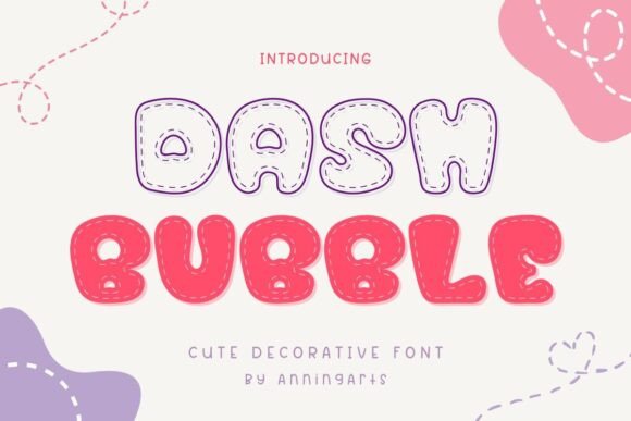 Dash Bubble Font for Business