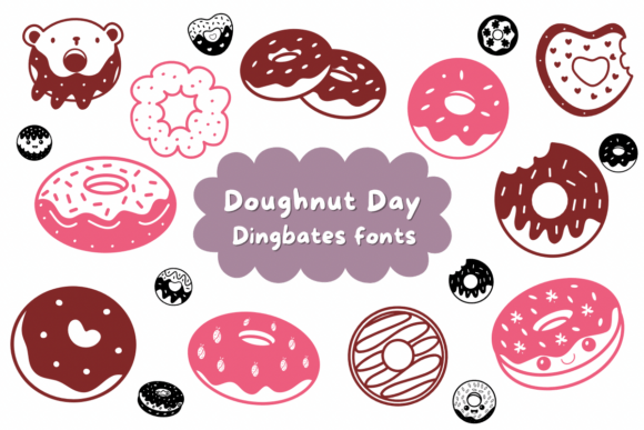 Doughnut Day: A Sweet Dingbat Font