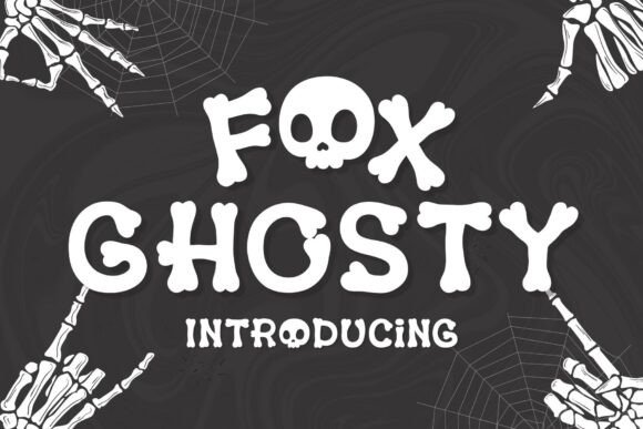 Fox Ghosty Font for Spooky Design
