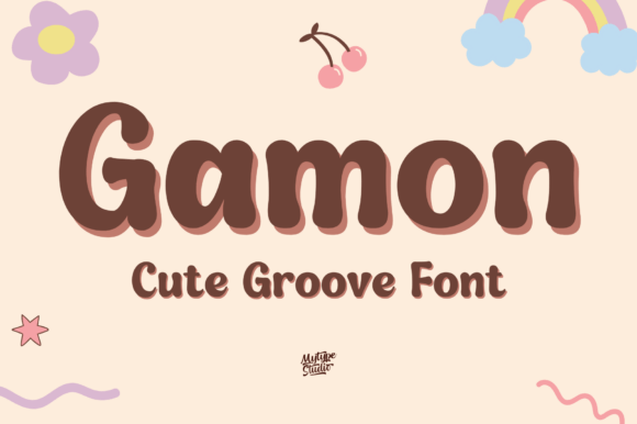 Gamon: A Playful Display Font