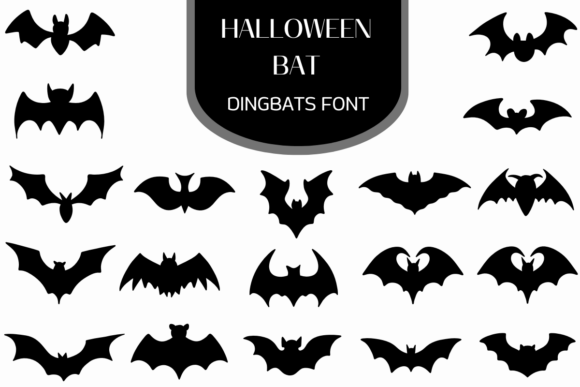 Halloween Bat Font: Spooky Style for Editorial Design