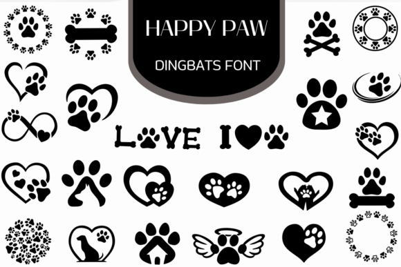 Happy Paw Font for Web Design