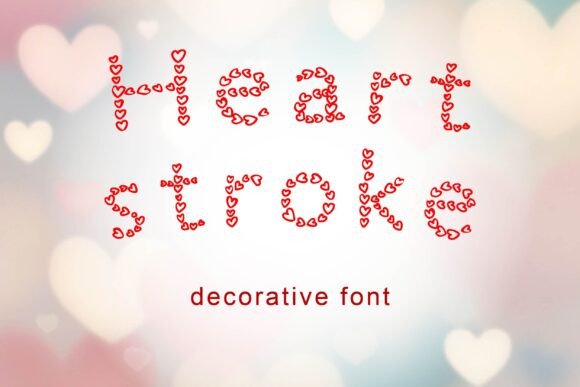 Heart Stroke Font for Romantic Branding