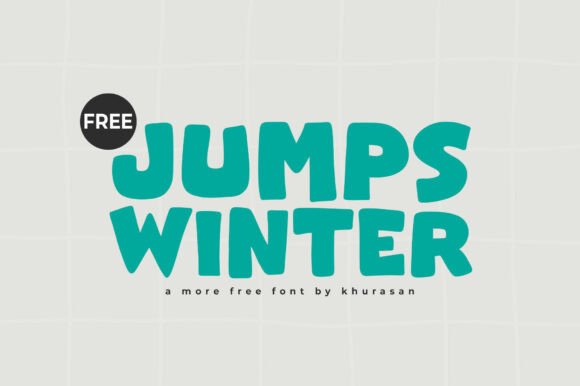 Jumps Winter: A Cute Font for Creative Makers