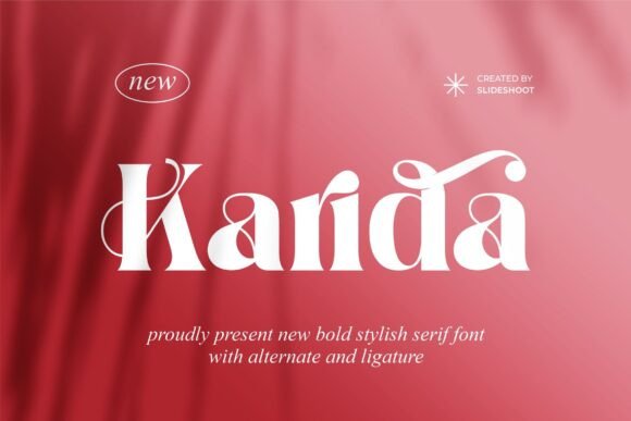 Karida: A Bold Serif Font for Web Design