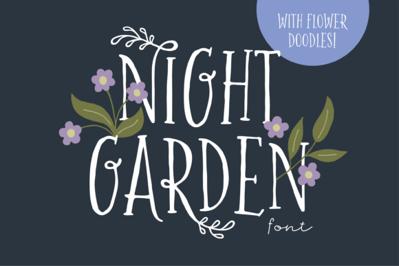 Night Garden: A Whimsical Serif Font