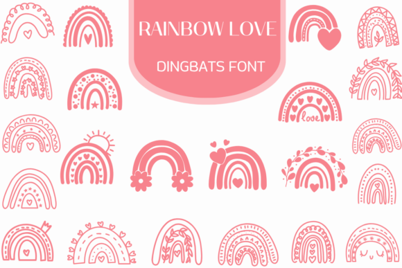 Rainbow Love Font Review
