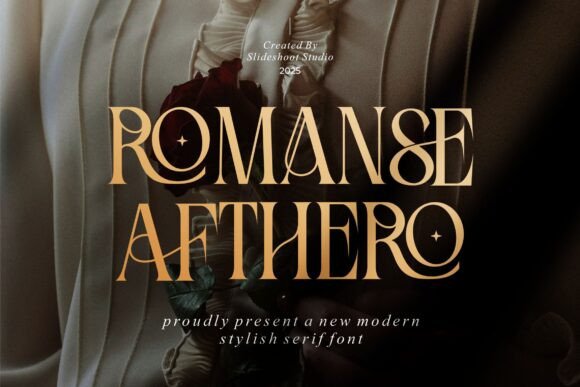 Romanse Afthero: A Stylish Serif Font for Web Design