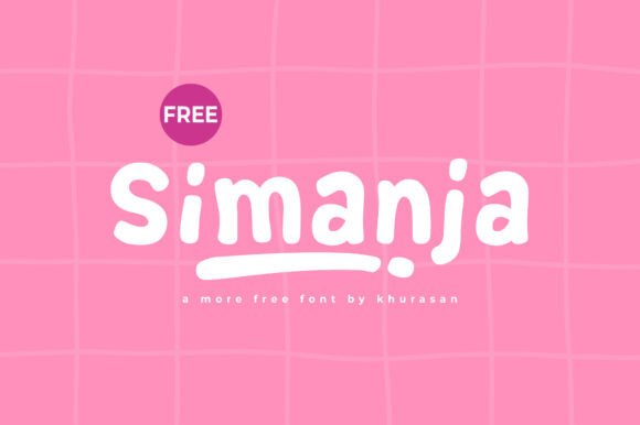 Simanja: A Modern Font for Creative Design