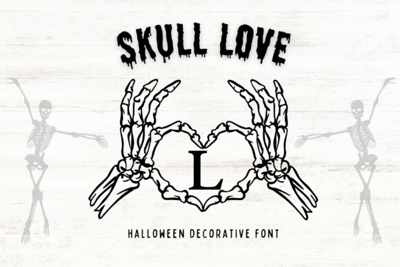 Skull Love Monogram Font Review