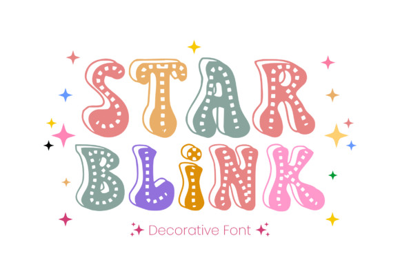 Starblink: A Sparkling Font for Creative Projects