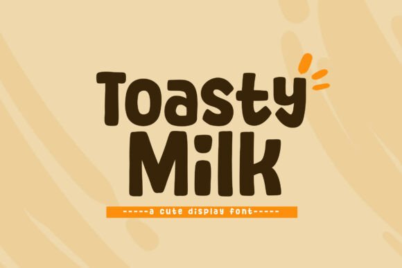 Toasty Milk Font for Editorial Design