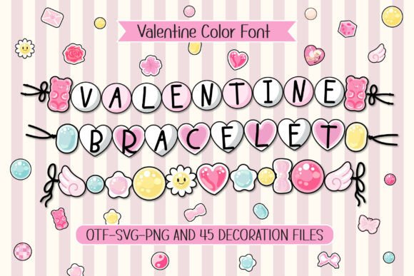 Valentine Bracelet: A Sweet Font for Creative Projects