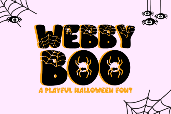 Webby Boo: A Spooky Display Font